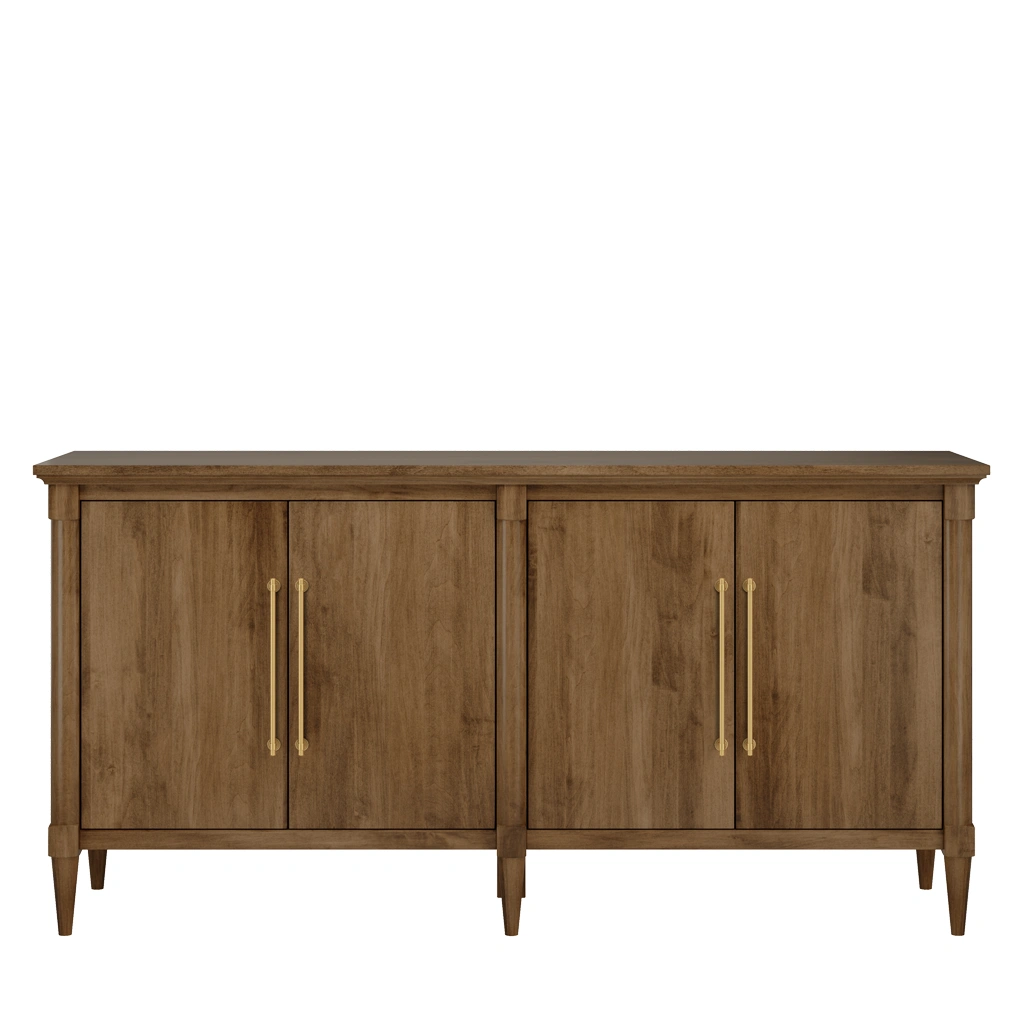 Weymouth Console, WEYC40CSL, Maple Wood, 409 Cocoa Stain & Standard Hardware TK3006HB