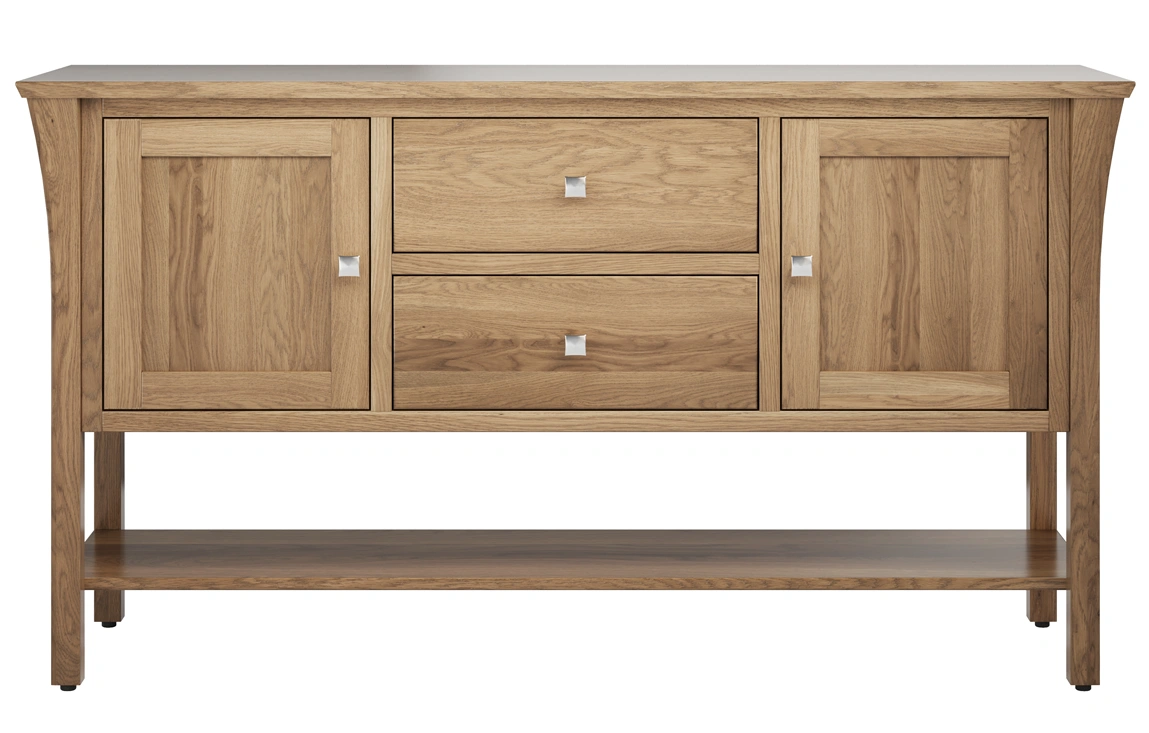 Marco Server MARC39SS White Oak, 410 Honey Stain and H076014-SN Hardware