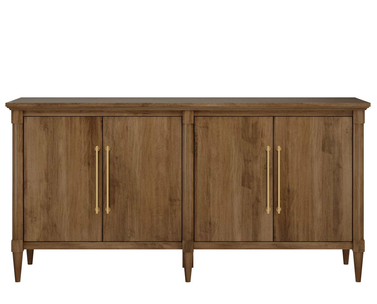 Weymouth Console, WEYC40CSL, Maple Wood, 409 Cocoa Stain & Standard Hardware TK3006HB